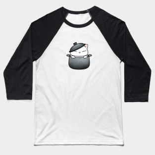 Cat in the Pot Baseball T-Shirt